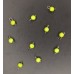 Грузило для лову риби, вухате, розбірне, 10шт/уп, колір Lime, 1г